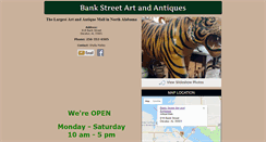 Desktop Screenshot of bankstreetartandantiques.com