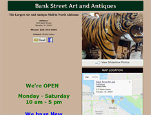 Tablet Screenshot of bankstreetartandantiques.com